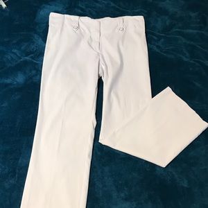 💜  Halo white stretch slacks